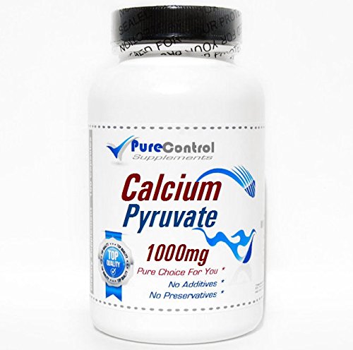 PureControl Supplements Calcium Pyruvate 1000mg - 200 Capsules | Premium Weight Loss & Energy Supplement for Fitness & Ketogenic Diet Support