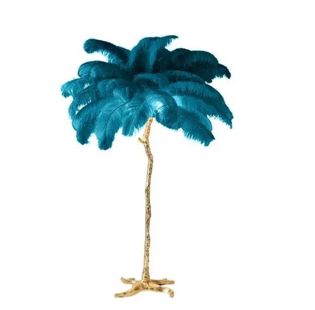 Talissa Feather Floor Lamp - Elegant Modern Standing Light for Living Room, Bedroom & Office Decor | Soft Ambient Lighting for Cozy Home Atmosphere
