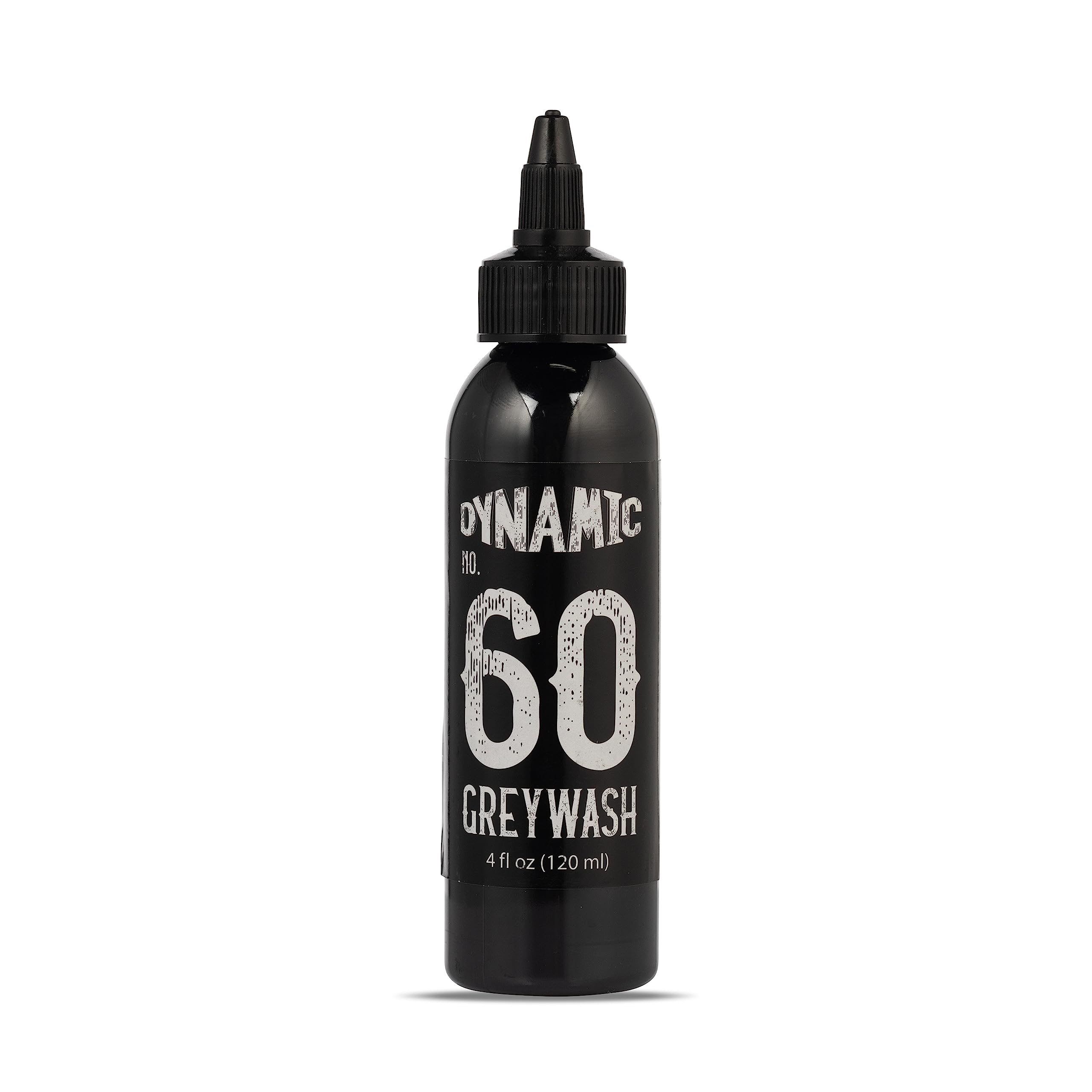 Premade Tattoo Greywash Set - 4 Dynamic Shades with Mixing Solution | 5 Bottle Professional Tattoo Ink Kit | Made in USA | Sterile & Vegan | Hospital Grade Water (4oz Each) | Perfect for Realism, Shading & Portrait Tattoos