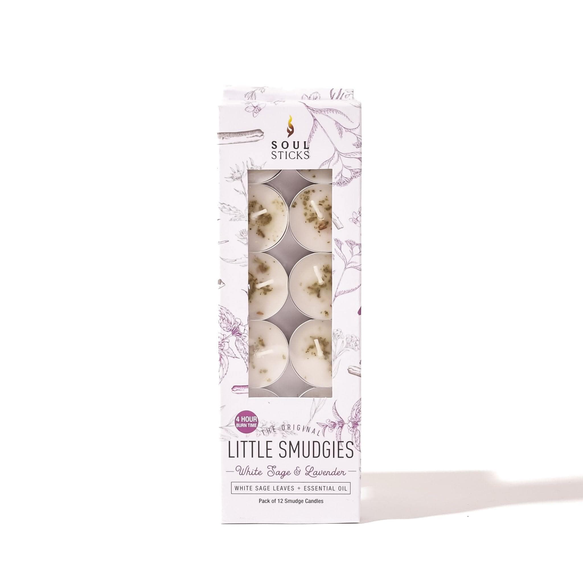 Little Smudgies Tealight Candles - Premium Scented Wax Candles for Home, Wedding & Relaxation - Set of 24 Long-Lasting Mini Candles - Perfect for Aromatherapy, Meditation & Romantic Ambiance