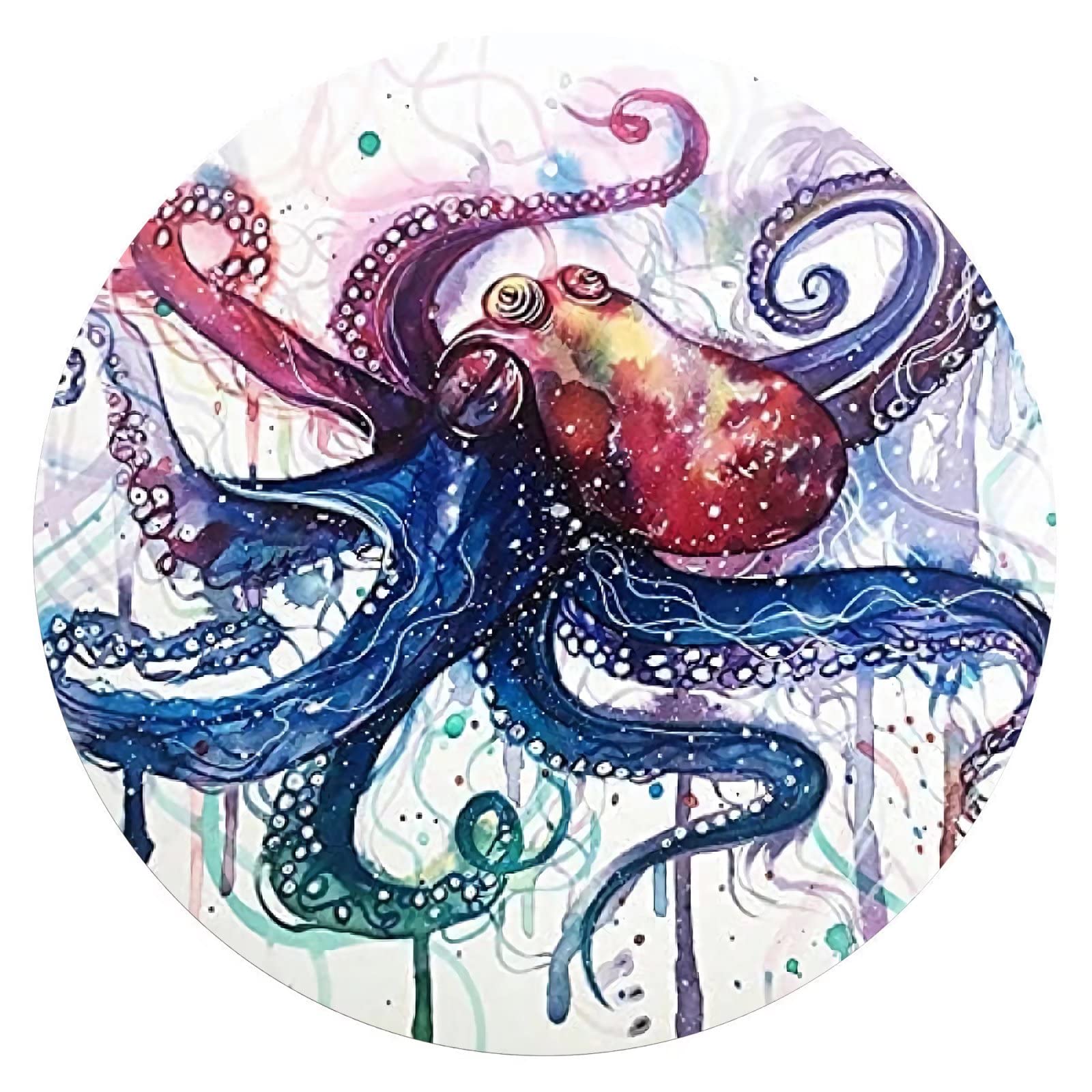 500-Piece Round Octopus Jigsaw Puzzle - Fun & Educational Game for Kids & Adults