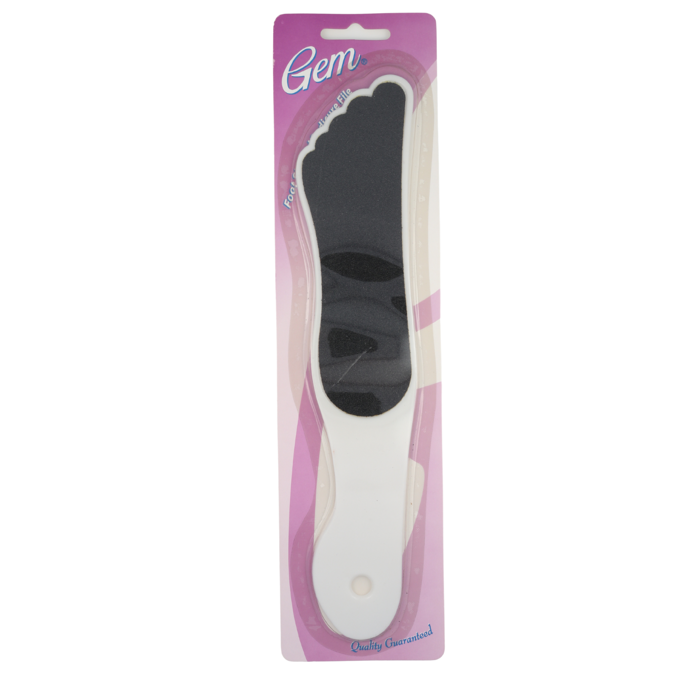 Gem Foot Shaped Pedicure Foot File - Callus Remover & Dead Skin Exfoliator for Soft Smooth Feet - Perfect for Home Spa, Pedicure & Foot Care Routine