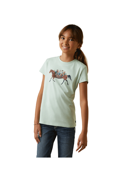 Ariat Kids Harmony Tee - Comfortable Cotton T-Shirt for Boys & Girls - Perfect for School, Play & Outdoor Activities