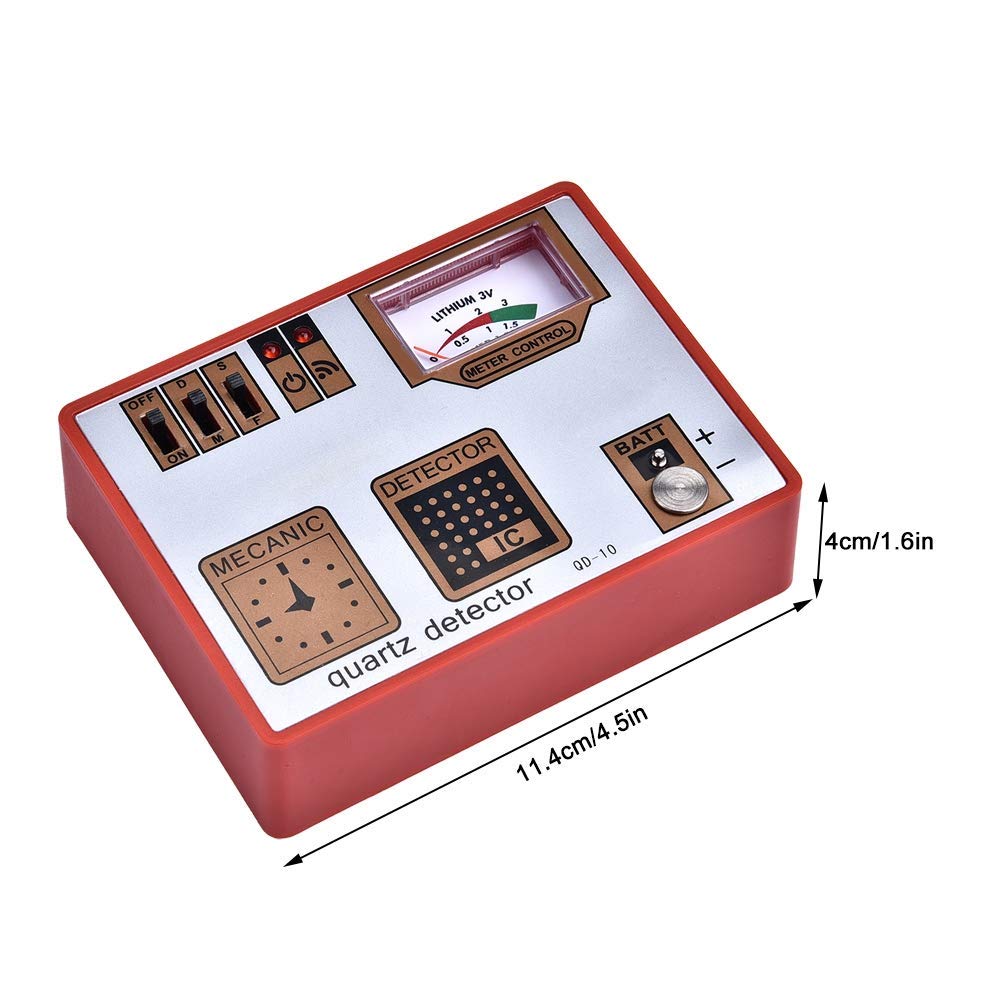Quartz Watch Tester Machine - Multifunction Demagnetizer, Battery Tester, Pulse & Timing Tool for Watch Repair, DIY Enthusiasts, and Professional Horologists