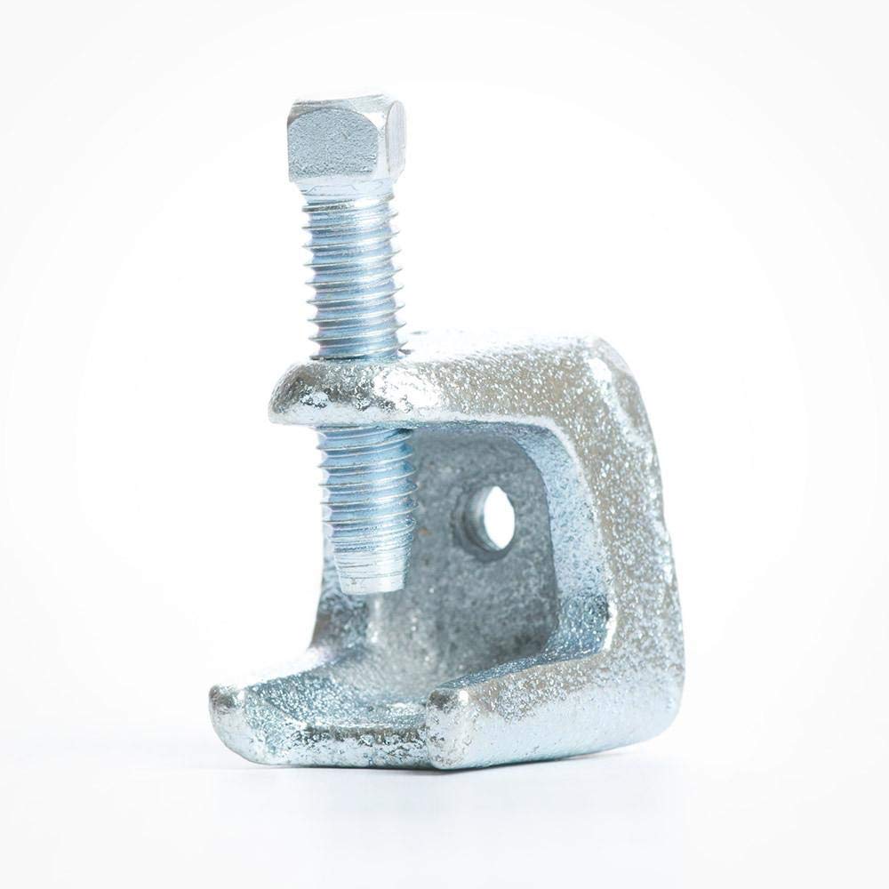 1 Inch Arlington Malleable Iron Beam Clamp - Heavy Duty Construction Clamp for Steel Beams, I-Beams & Structural Support - Perfect for HVAC, Electrical & Plumbing Installations