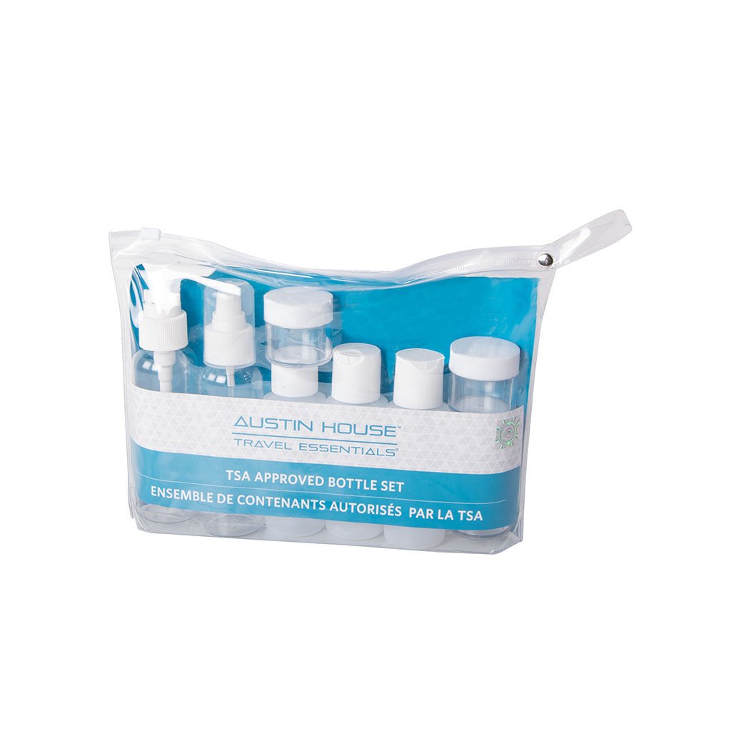 TSA Approved Austin House Leak-Proof Water Bottle Set - Perfect for Travel, Gym & Outdoor Activities