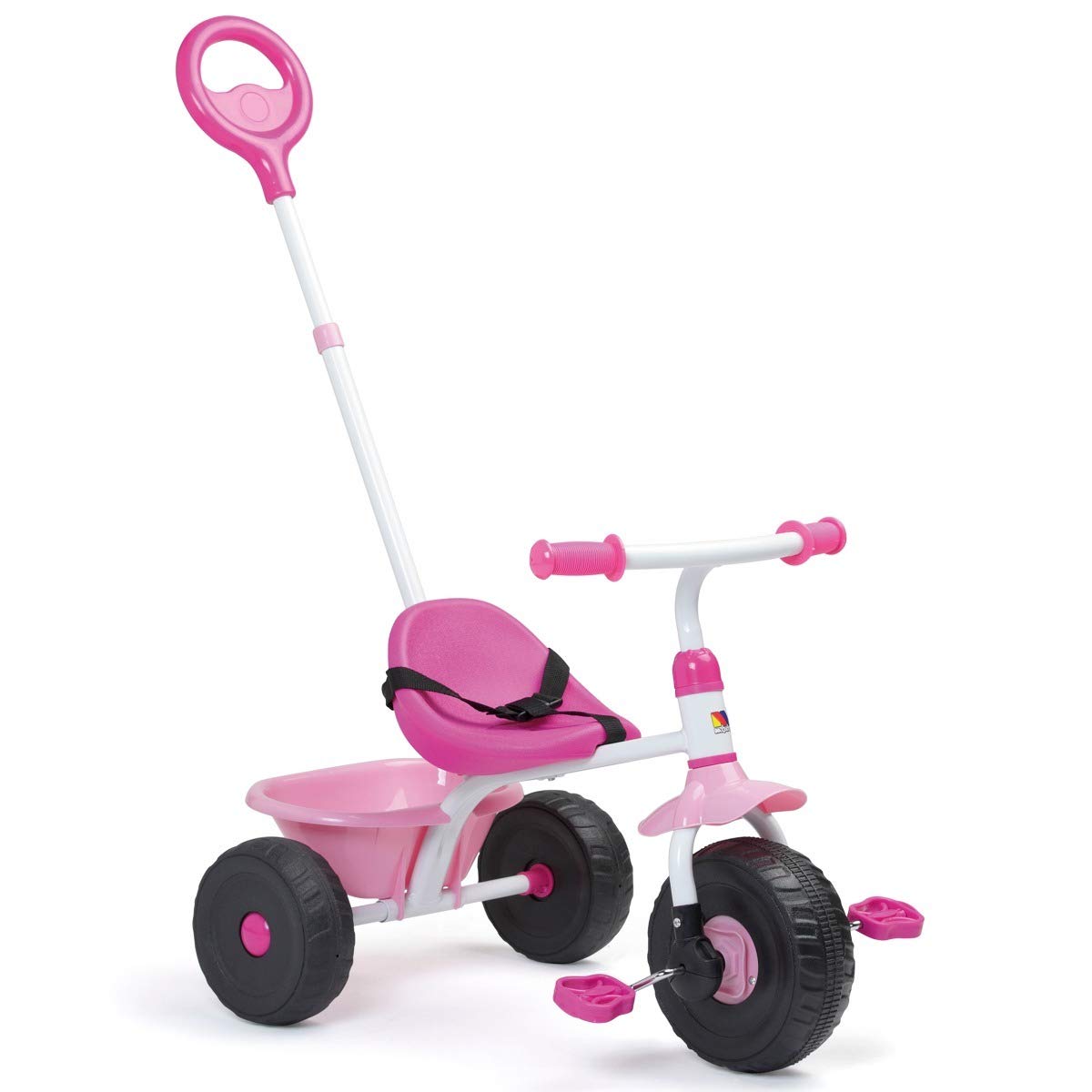 Molto Urban Trike 3-in-1 Convertible Kids Tricycle for Toddlers (Pink) - Perfect for Outdoor Play, Park Rides & Learning to Cycle