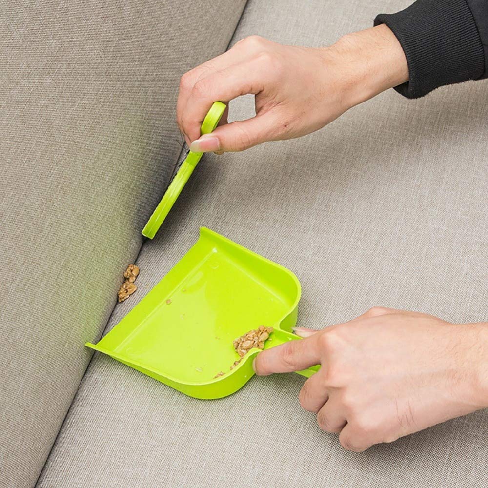 Supdi Mini Dustpan and Broom Set with Brush - 3 Pack Multicolor Cleaning Tool for Laptops, Keyboards, Tables, Car Seats & Carpets | Perfect for Home, Office, Car and Pet Hair Cleaning