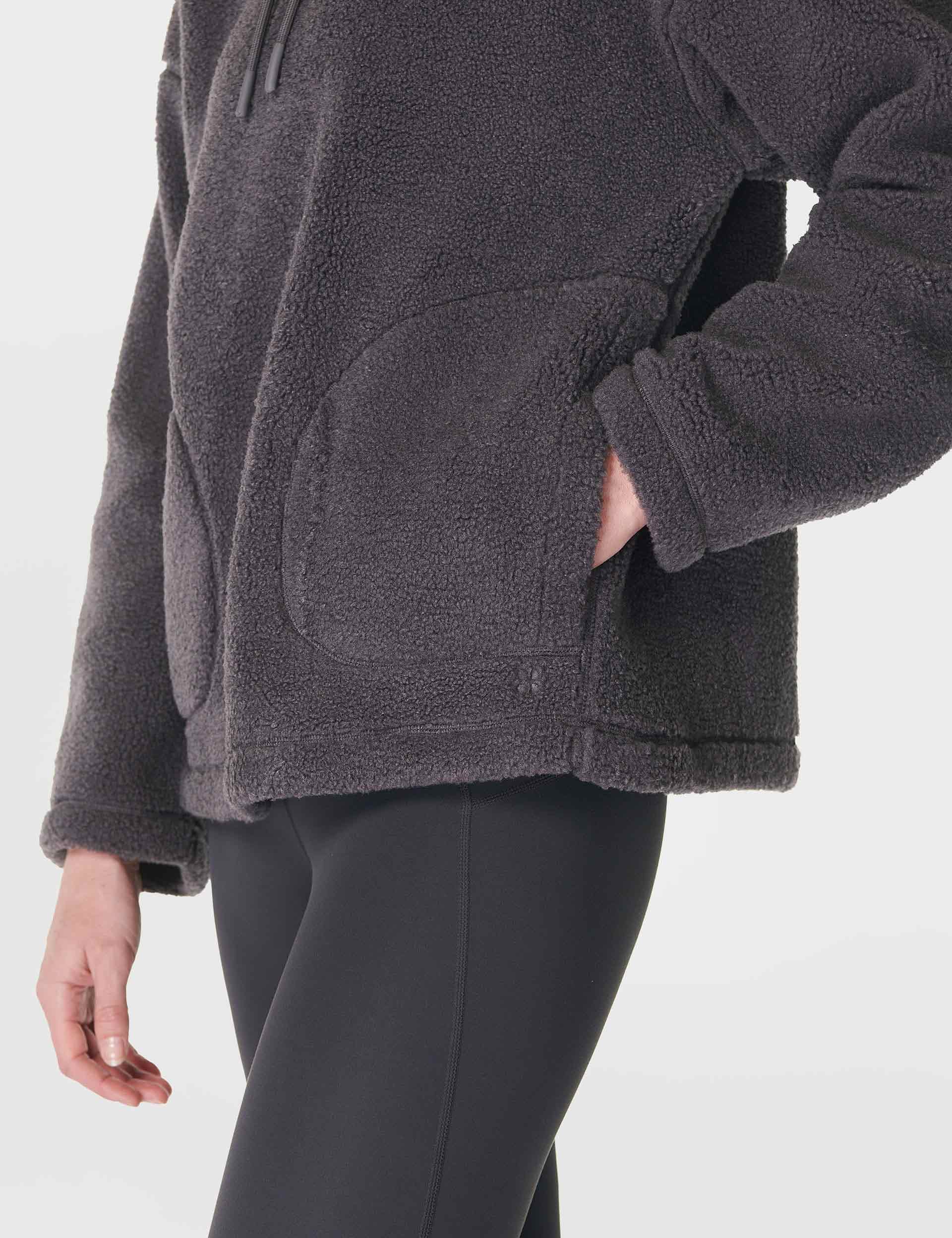 Soft Plush Textured Hoodie for Women & Men - Cozy Urban Grey Pullover Sweatshirt | Perfect for Casual Wear, Lounge & Outdoor Activities