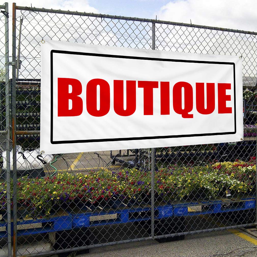 Premium Vinyl Banner - 60x144 Inches, Weatherproof & Durable for Outdoor Use - 10 Grommets for Easy Hanging - Perfect for Business Promotion, Boutique Signs, Industrial Yard Displays & Events