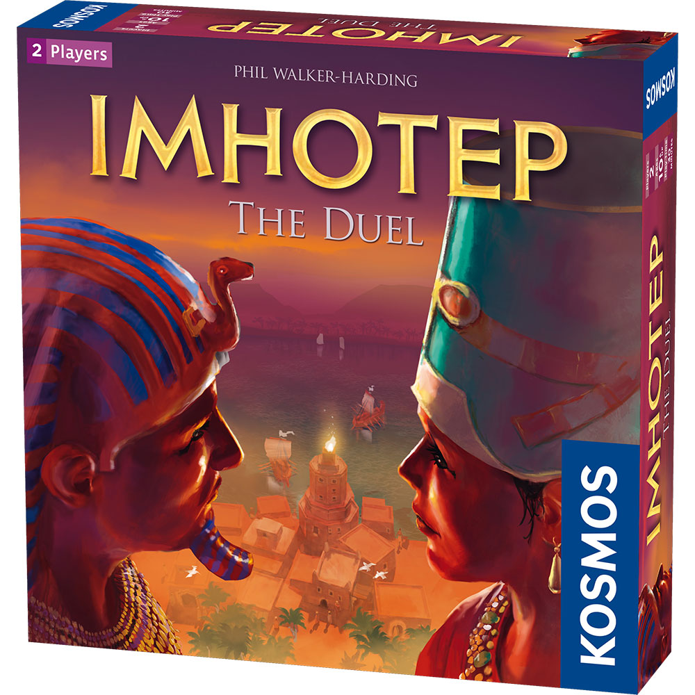 Imhotep: The Duel - Award-Winning 2 Player Strategy Board Game for Adults & Teens | Perfect for Date Night, Family Game Night & Competitive Play