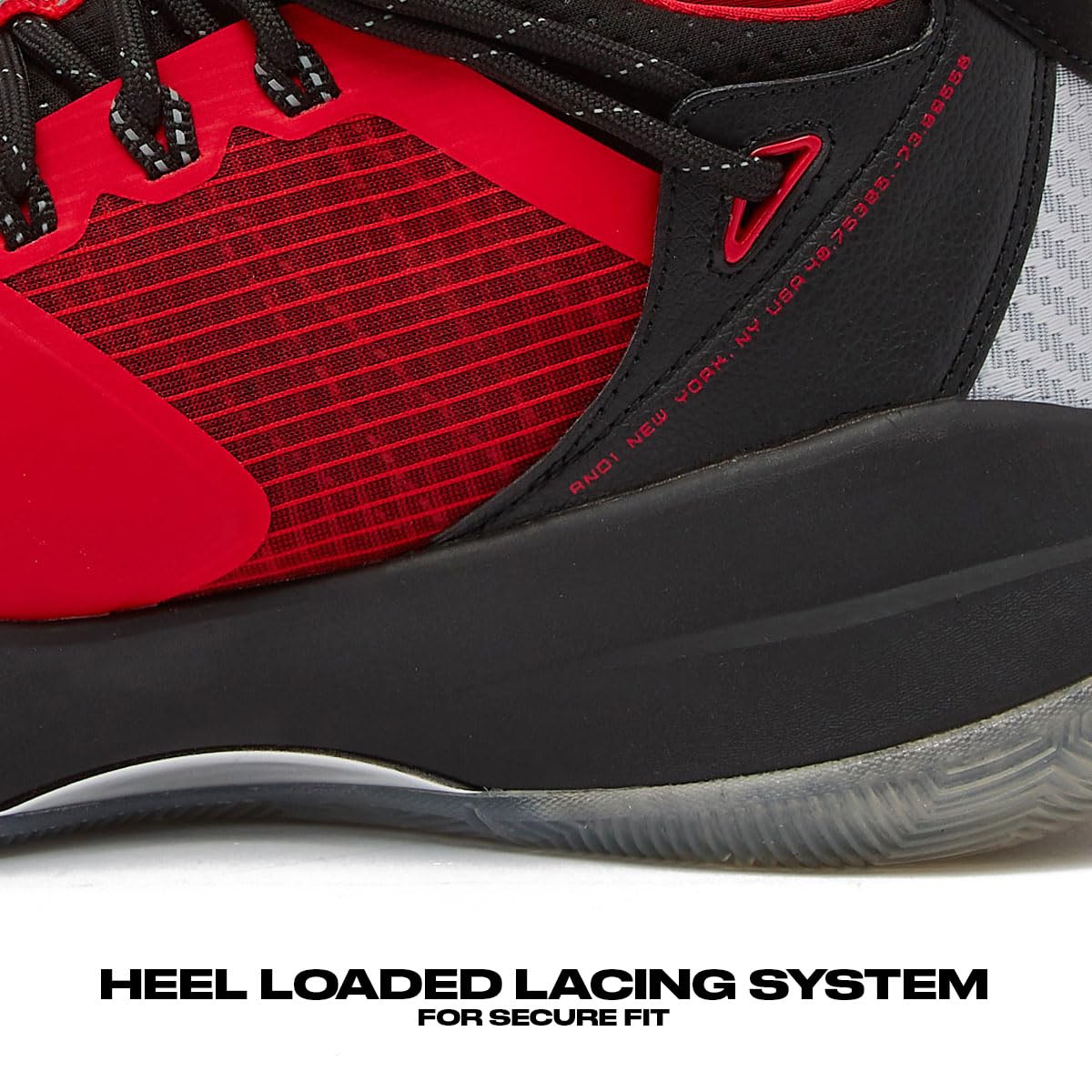 AND1 Attack 3.0 Basketball Shoes for Men & Women - High Performance Court Sneakers in Black/Blue/Red/Silver/Green (Sizes 7-16) - Ideal for Indoor/Outdoor Games, Training & Casual Wear