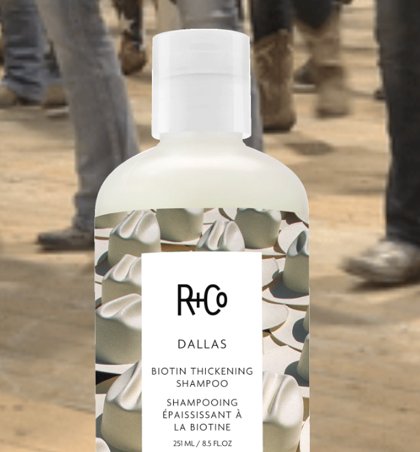 R+Co Dallas Biotin Thickening Shampoo for Hair Growth & Volume - Vegan, Sulfate-Free Shampoo for Thinning Hair - Perfect for Daily Use & Salon-Quality Results at Home