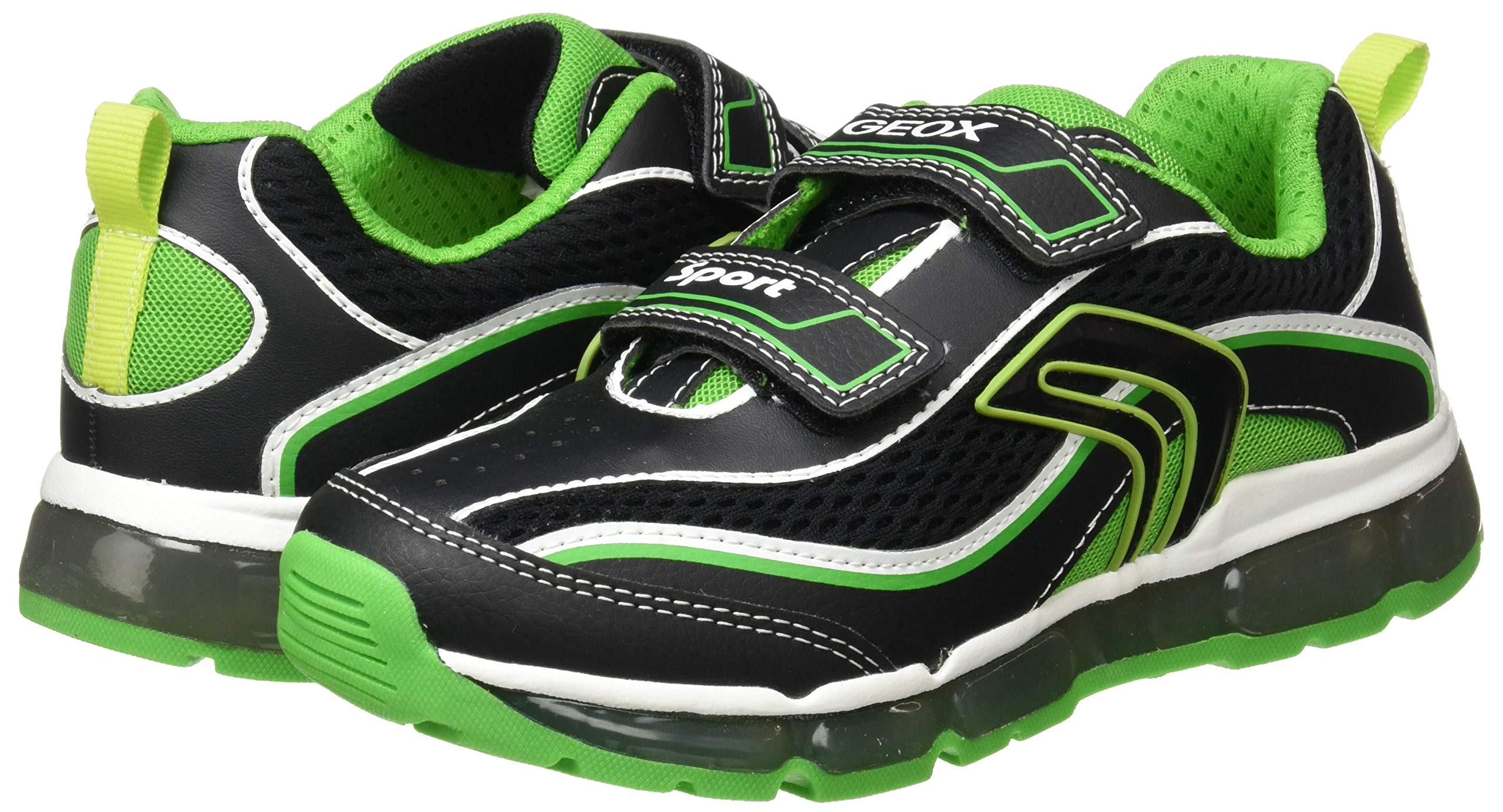 Geox Boys Android Breathable Sneakers - Lightweight Comfortable Kids Shoes for School & Outdoor Play