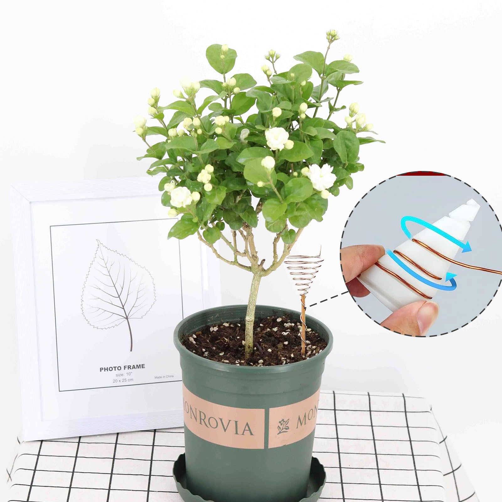2 PCS Electro Culture Copper Coil Winding Jigs - Gardening Antenna Making Tool for Growing Plants & Vegetables | DIY Garden Plant Growth Enhancer for Organic Farming & Home Gardens