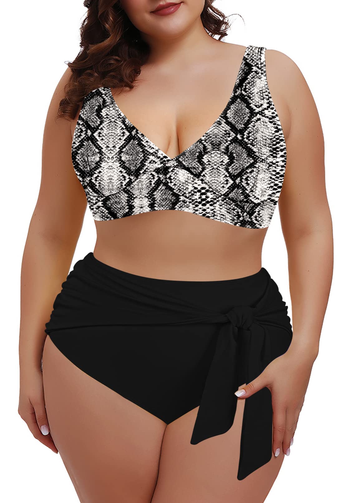 A Summer to Remember: The Perfect Beach Day with Plus-Size High Waisted Bikini Set