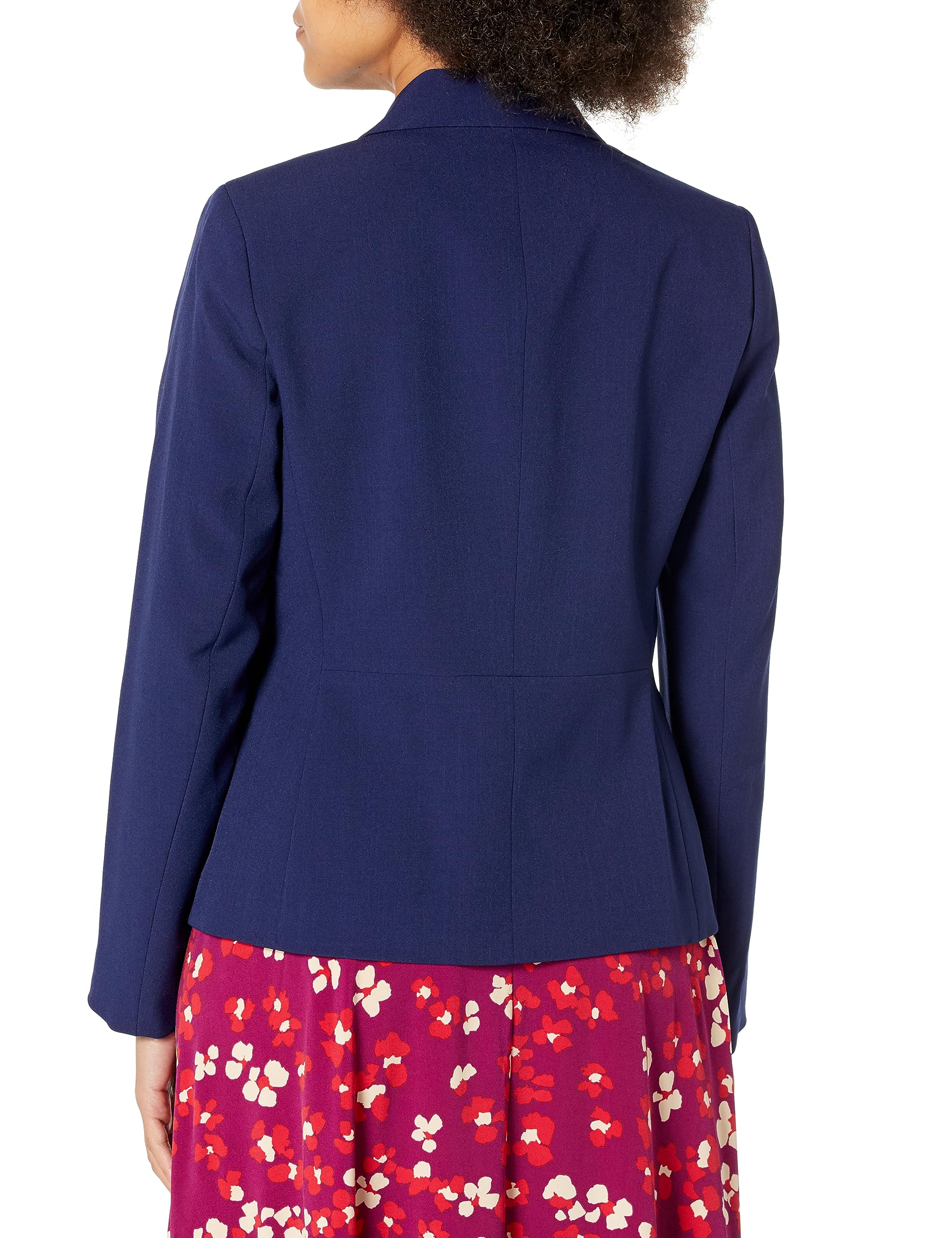 Kasper Women's 2 Button Blazer Jacket - Slim Fit Professional Office Wear for Business Women & Career Outfits