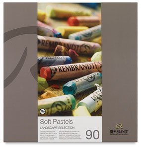 Rembrandt Soft Pastel Set of 90 - Professional Artist Pastels for Landscape Drawing & Sketching | Ideal for Beginners, Students & Professional Artists | Perfect for Outdoor Sketching, Nature Art & Studio Work