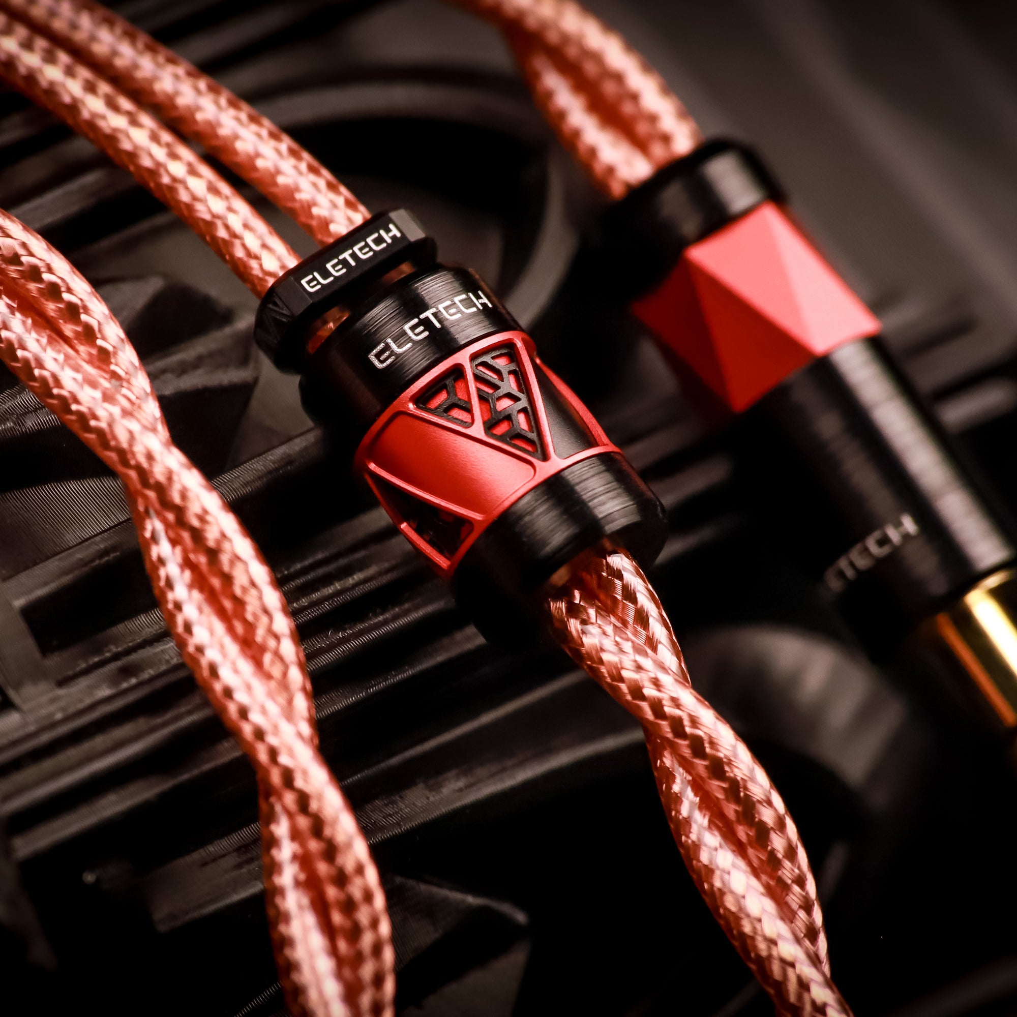 Premium Eletech School of Athens Aristotle Audiophile In-Ear Cable - High-Quality Sound for Music Lovers & Audiophiles (Perfect for Studio Monitoring, Gaming & Travel)