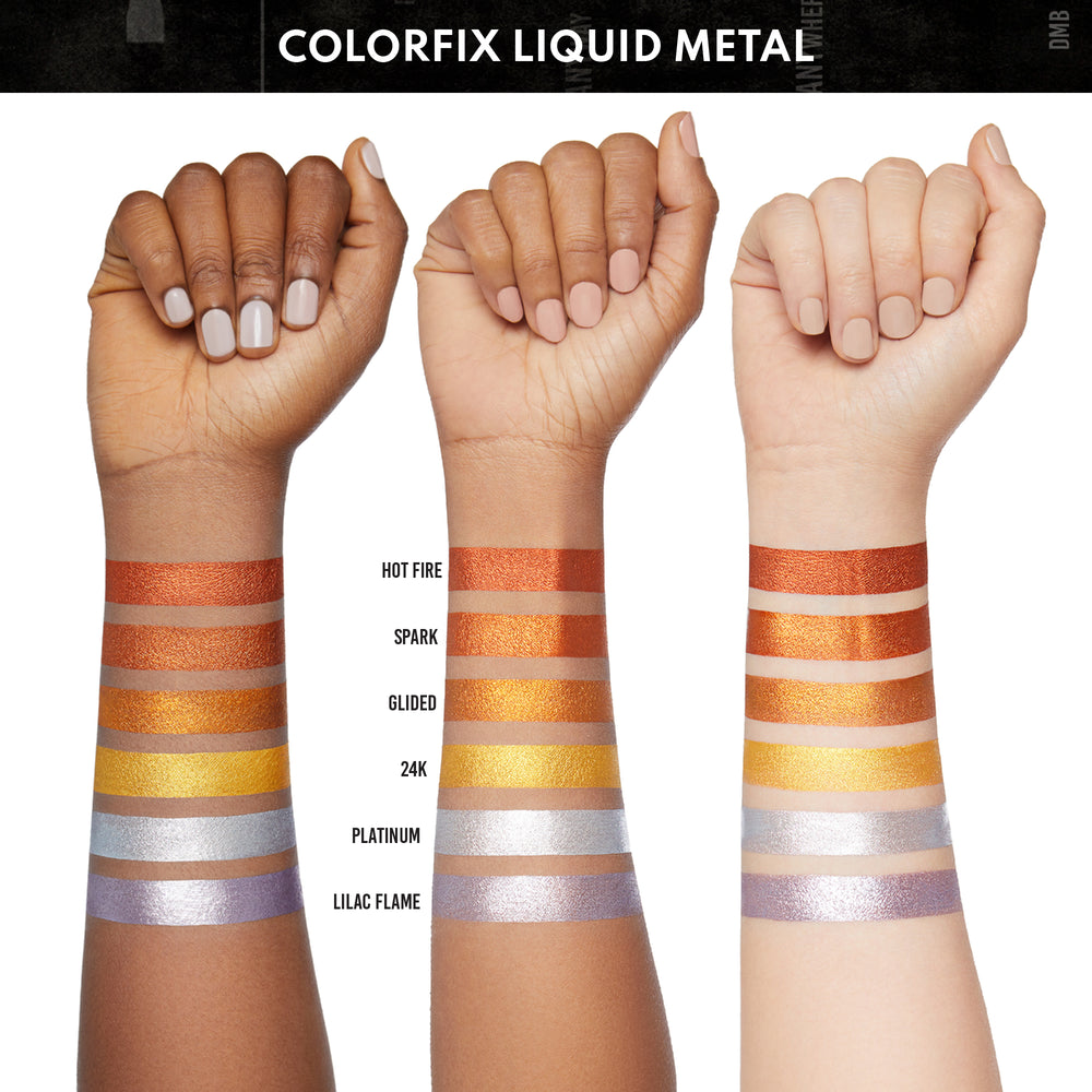 Danessa Myricks Beauty ColorFix Liquid Metals - Multi-Use Cream Eyeshadow & Liquid Eyeliner for Stunning Eye Makeup - Perfect for Parties, Weddings & Night Out Looks