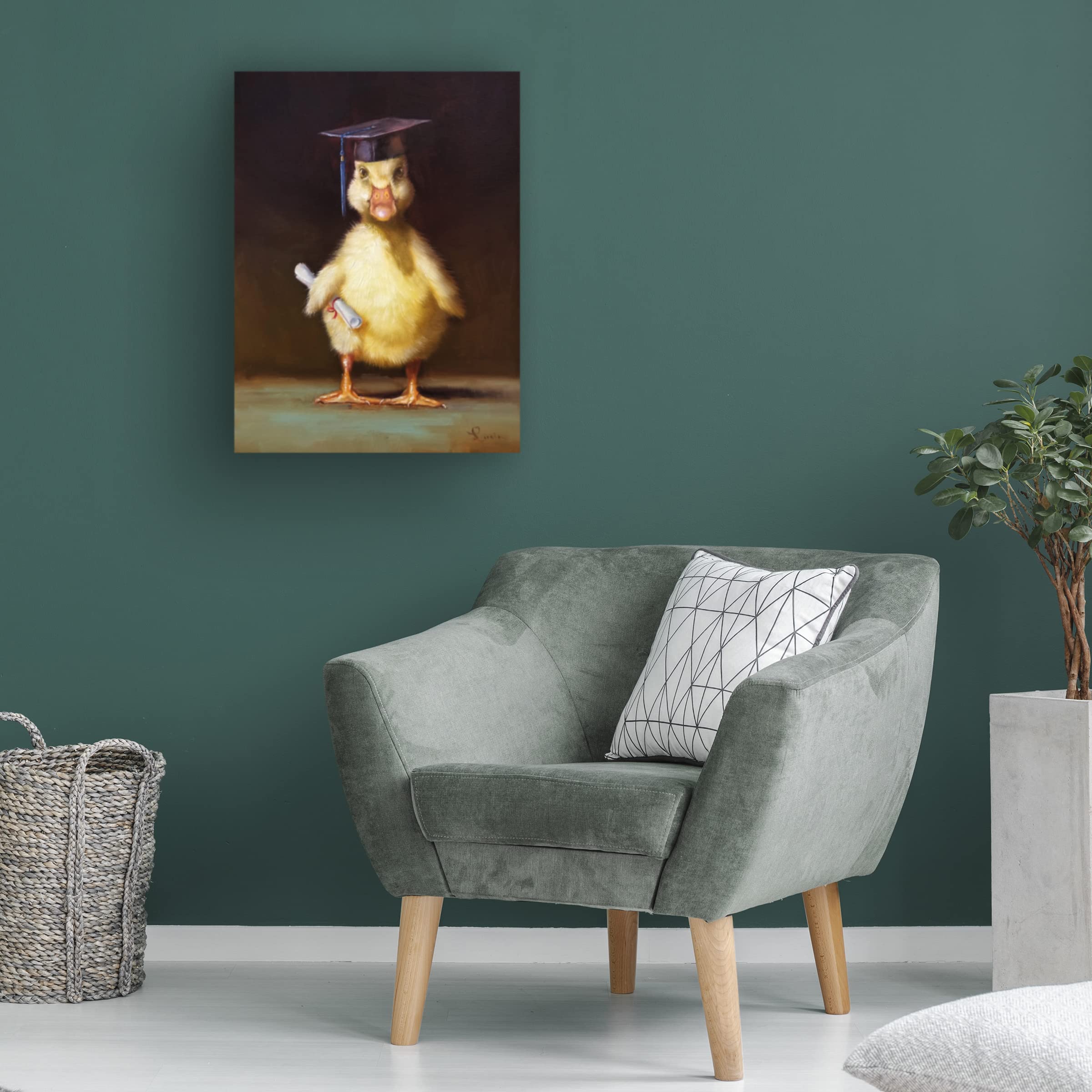Lucia Heffernan 'The Graduate' Canvas Art Print - Modern Home Decor for Living Room, Bedroom & Office Wall Art