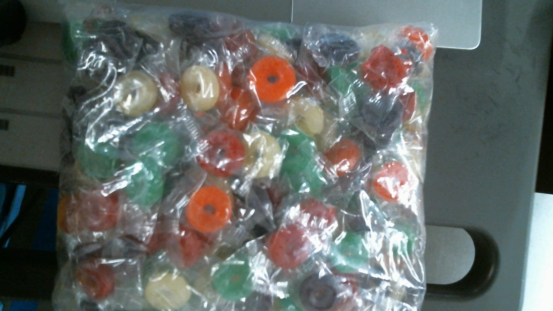 Smiling Sweets Life Savers Hard Candy - 5 Assorted Flavors (Cherry, Watermelon, Orange, Pineapple, Raspberry) - 2 lb Bulk Bag - Individually Wrapped Candies - Perfect for Pantry Stocking, Party Favors, Office Snacks & Holiday Treats