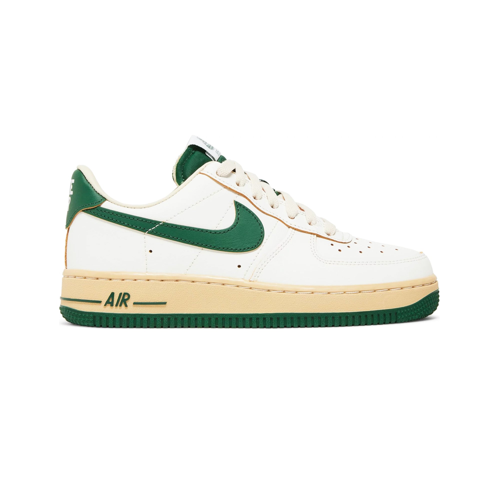 Nike Air Force 1 Low 'Vintage Gorge Green' Women's Sneakers (2022) - Comfortable White & Green Casual Shoes for Streetwear, Gym & Everyday Fashion