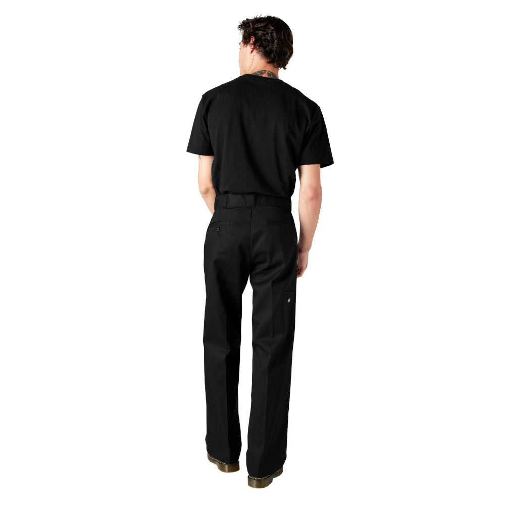 Dickies 85283 Double Knee Work Pants for Men - Durable Black Workwear Pants with Reinforced Knees for Construction, Landscaping & Outdoor Jobs