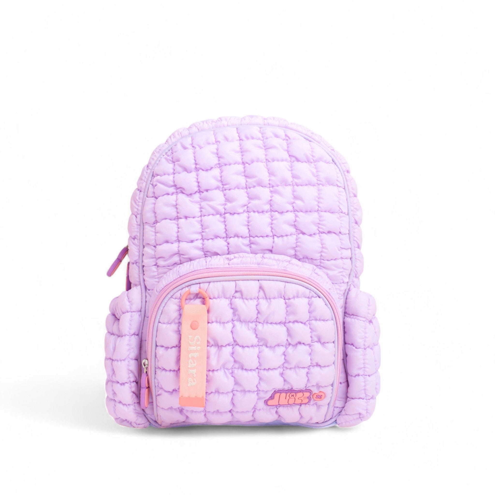 Stylish Boba Small Backpack for Women - Trendy Lilac Bloom Design | Perfect for College, Travel & Everyday Use