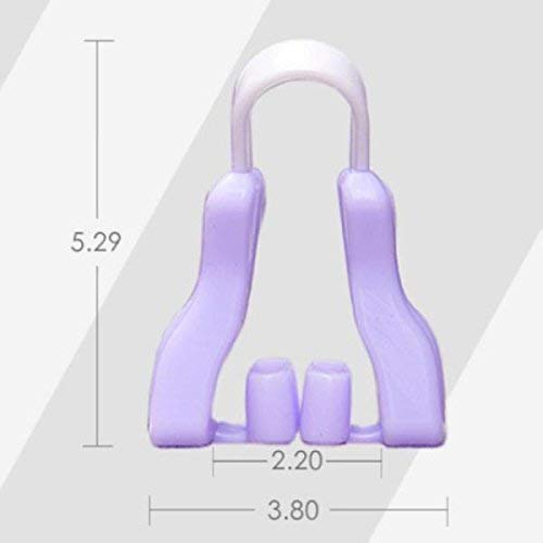 Frackson Nose Up Clip Set - Purple & Straight Nose Shaper for Bridge Lifting and Straightening | Nose Correction Beauty Tool for Perfect Shape | Ideal for Makeup, Cosplay, and Daily Beauty Routine