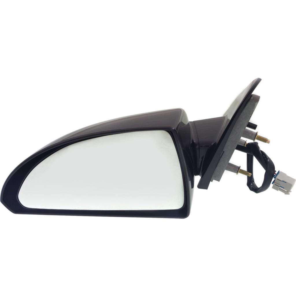 2006-2013 Chevy Impala Driver Side Power Door Mirror - Non-Folding, Non-Heated with Smooth Black Base | Replacement for 20759191 & GM1320306 | Perfect for DIY Car Repairs & Mirror Upgrades