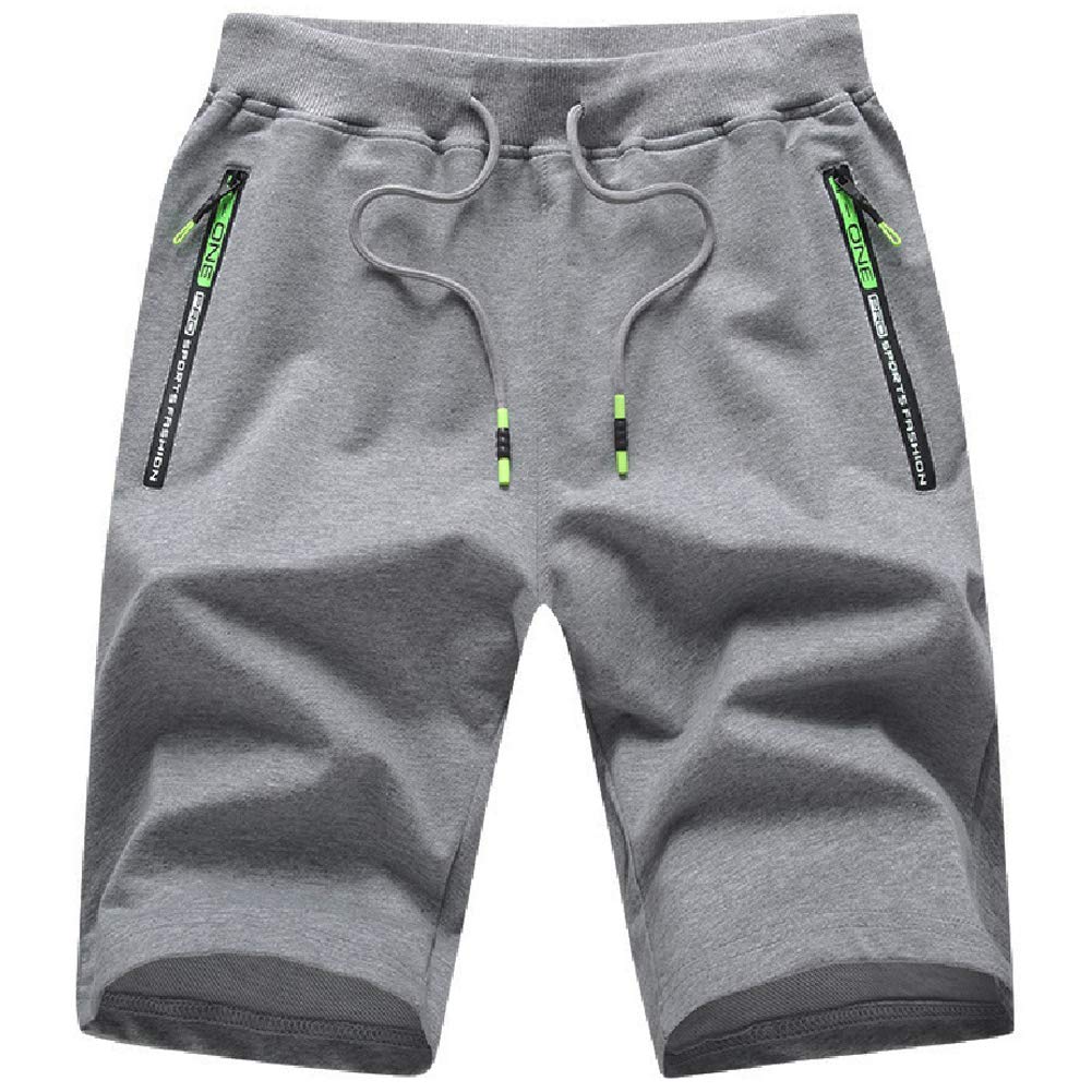 Tansozer Men's Athletic Running Shorts with Zippered Pockets - Lightweight Quick-Dry Workout Shorts for Gym, Jogging & Outdoor Sports