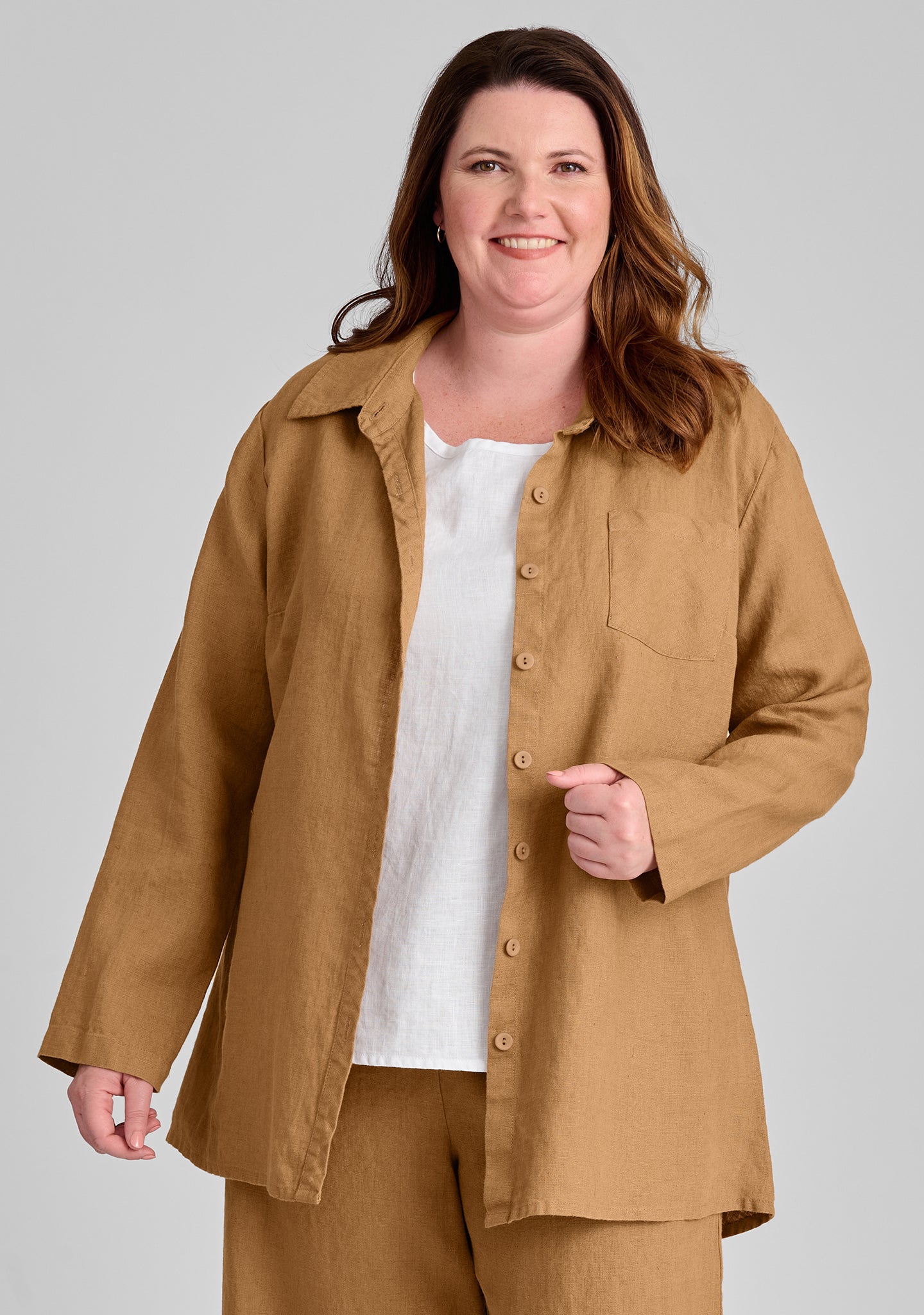 Stylish Linen Bias Back Shirt for Women - Breathable & Comfortable Summer Blouse - Perfect for Casual Outings, Beach Trips & Office Wear - FINAL SALE