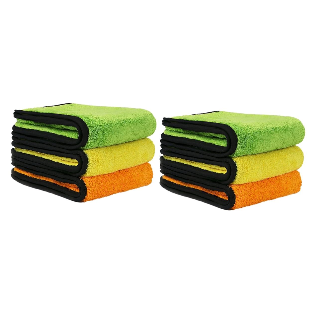 VICASKY 6-Pack Premium Microfiber Car Cleaning Towels - Super Absorbent, Scratch-Free Auto Detailing Towels for Car Washing, Drying & Waxing - Perfect for Cars, Trucks, SUVs & Motorcycles