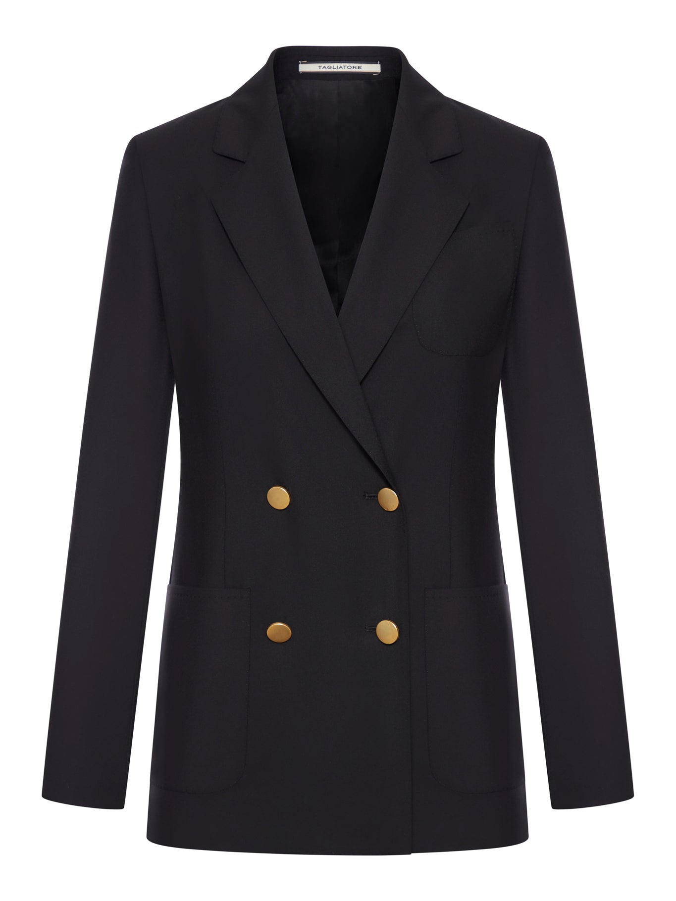 Double Breasted Jacket for Women - Classic Tweed Blazer with Notched Lapel | Perfect for Office, Business Meetings & Formal Events