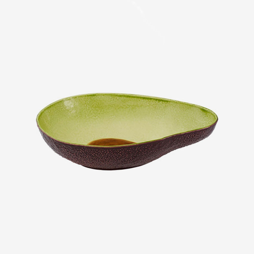 Bordallo Pinheiro Handmade Ceramic Tropical Fruit Avocado Salad Bowl - Perfect for Summer Parties, Kitchen Decor & Healthy Dining