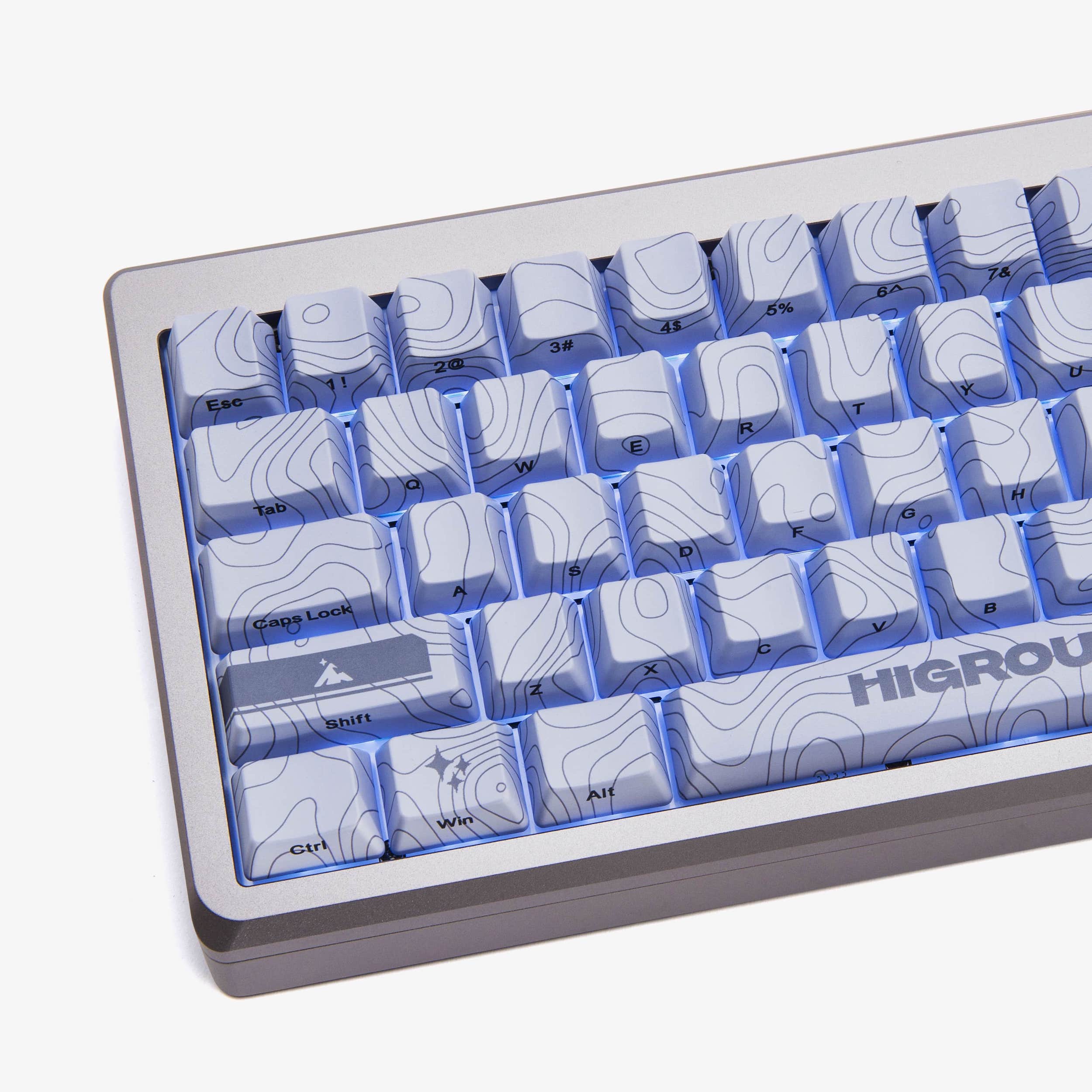 Higround Summit 2.0 65% Mechanical Keyboard - SLATE Edition | Compact Wired Gaming Keyboard for PC & Mac | Perfect for Esports, Office Work & Typing Enthusiasts