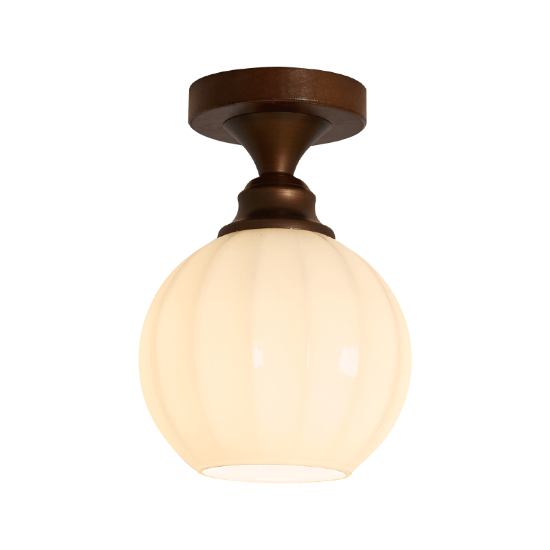 Antique Brushed Red Bronze & White