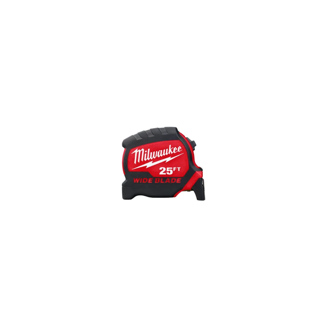 25' Wide Blade Tape Measure - Heavy Duty Retractable Measuring Tool for Construction, DIY Projects, and Home Improvement - Perfect for Carpenters, Contractors, and Handymen