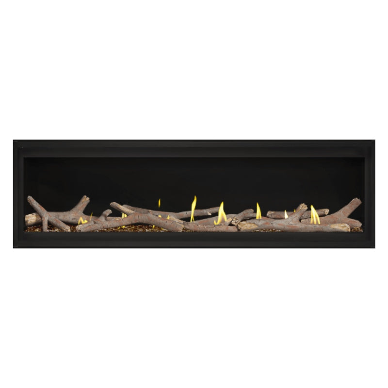 Napoleon Luxuria 62 Linear Direct Vent Gas Fireplace - LVX62NX 1 | Modern Home Heating Solution for Living Rooms & Patios | Energy Efficient Indoor/Outdoor Fireplace