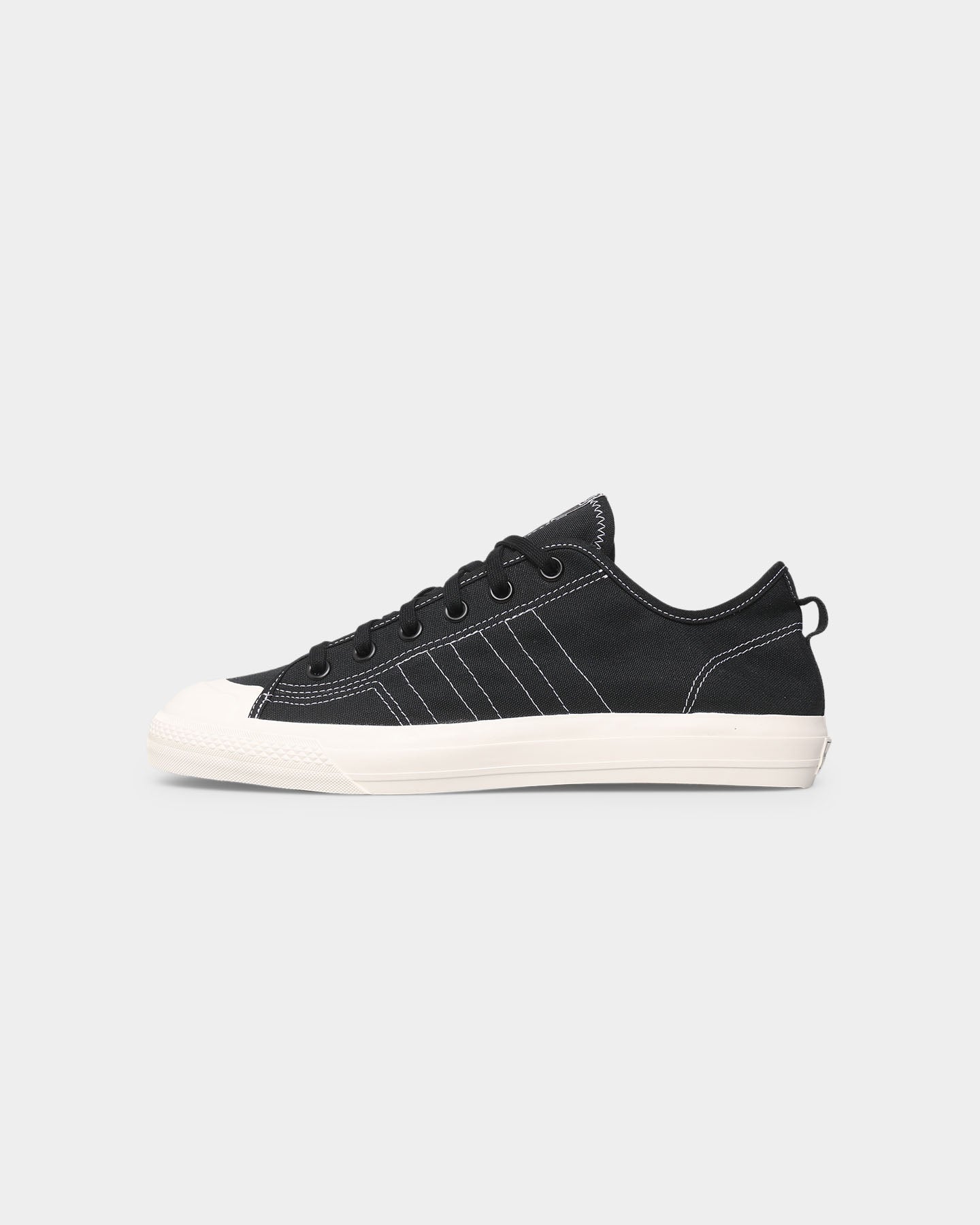 Adidas Nizza RF Core Black/Cloud White Sneakers - Men's Casual Shoes for Walking & Everyday Wear