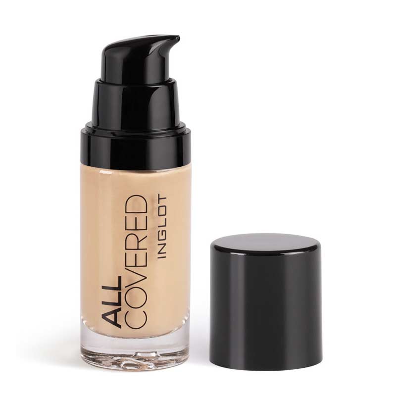 INGLOT All Covered Full Coverage Foundation - Flawless Matte Finish for All-Day Wear | Perfect for Photos, Events & Everyday Makeup