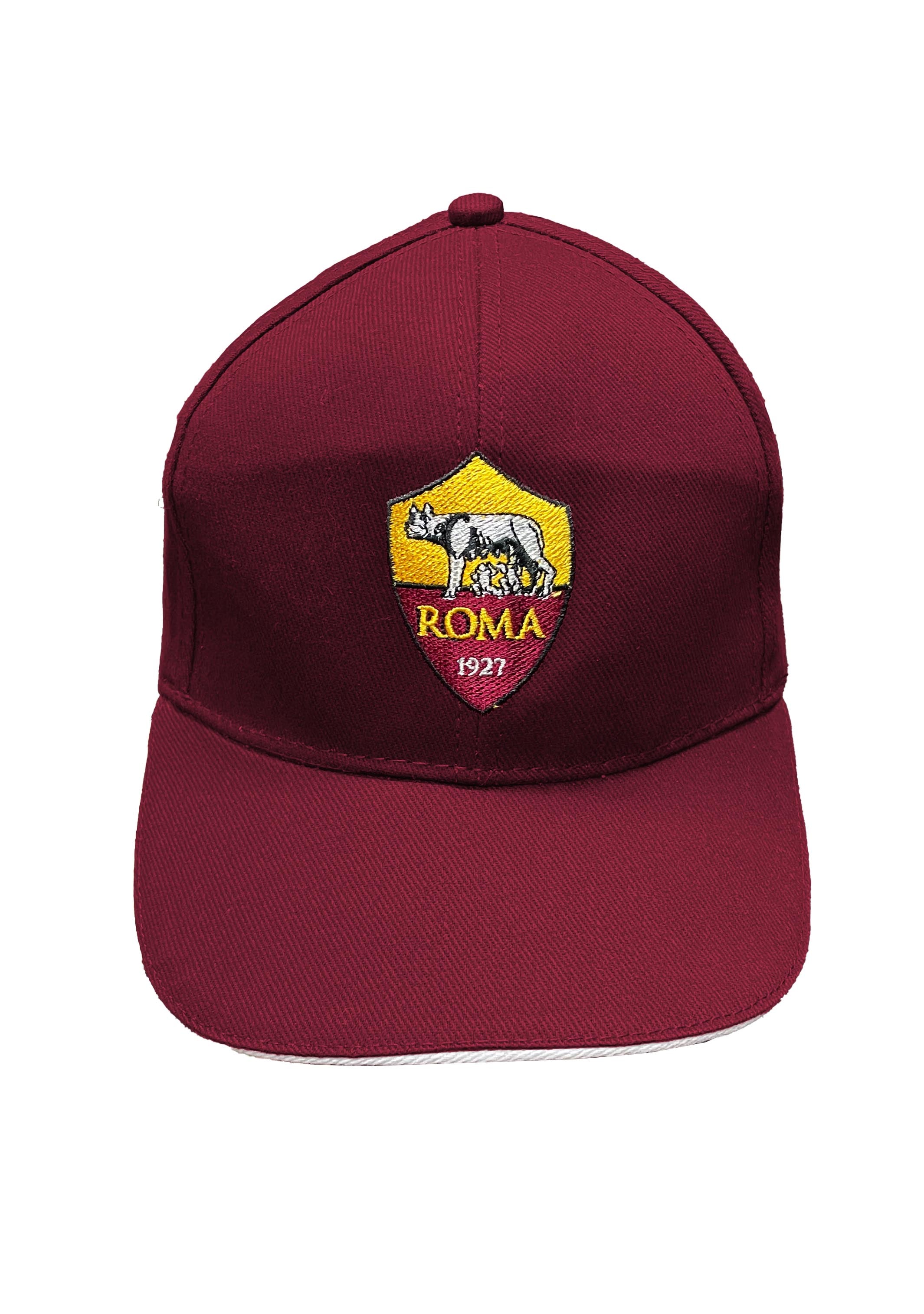AS Roma Perth Tour Cap - Official Soccer Team Hat for Men & Women - Adjustable Baseball Cap for Fans, Travel & Outdoor Activities
