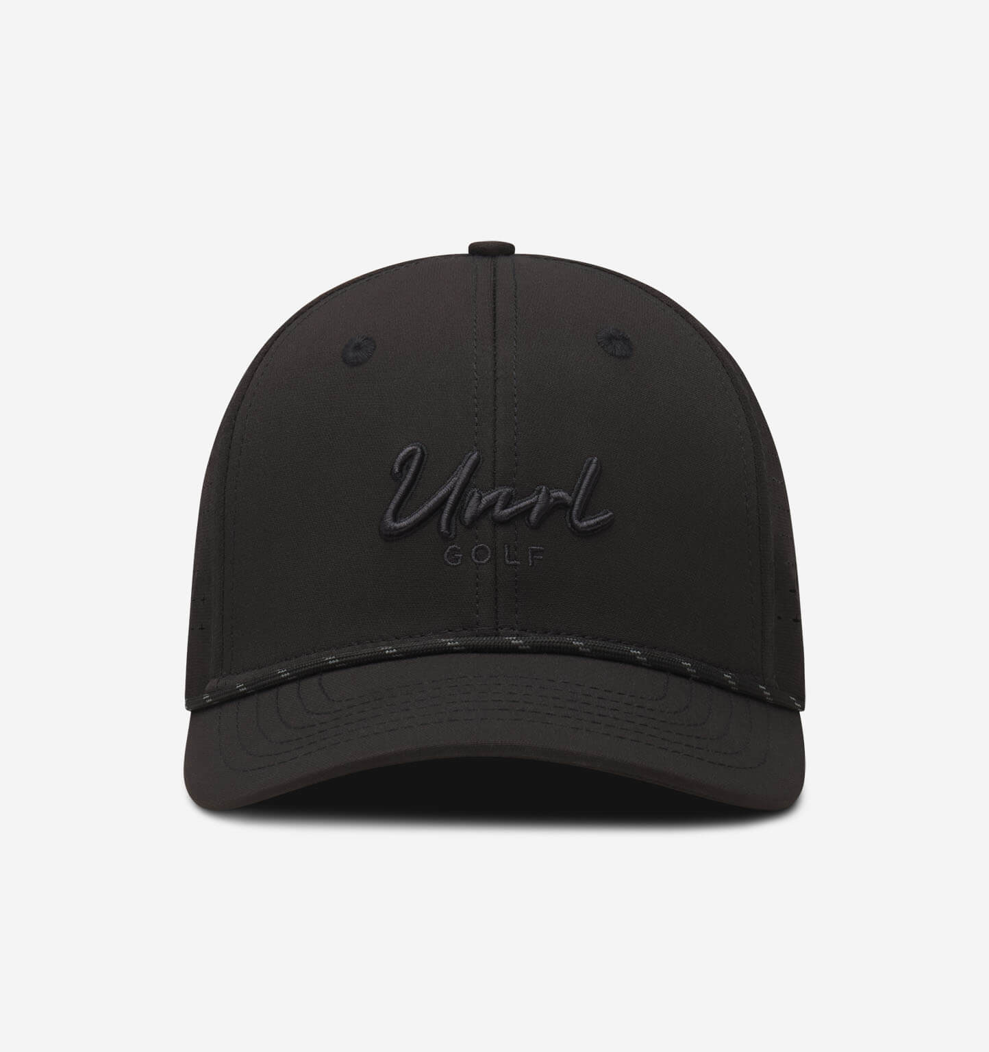 UNRL Golf Script Rope Snapback Hat - Adjustable Mid Pro Baseball Cap for Men & Women - Perfect for Golf, Casual Wear & Outdoor Activities