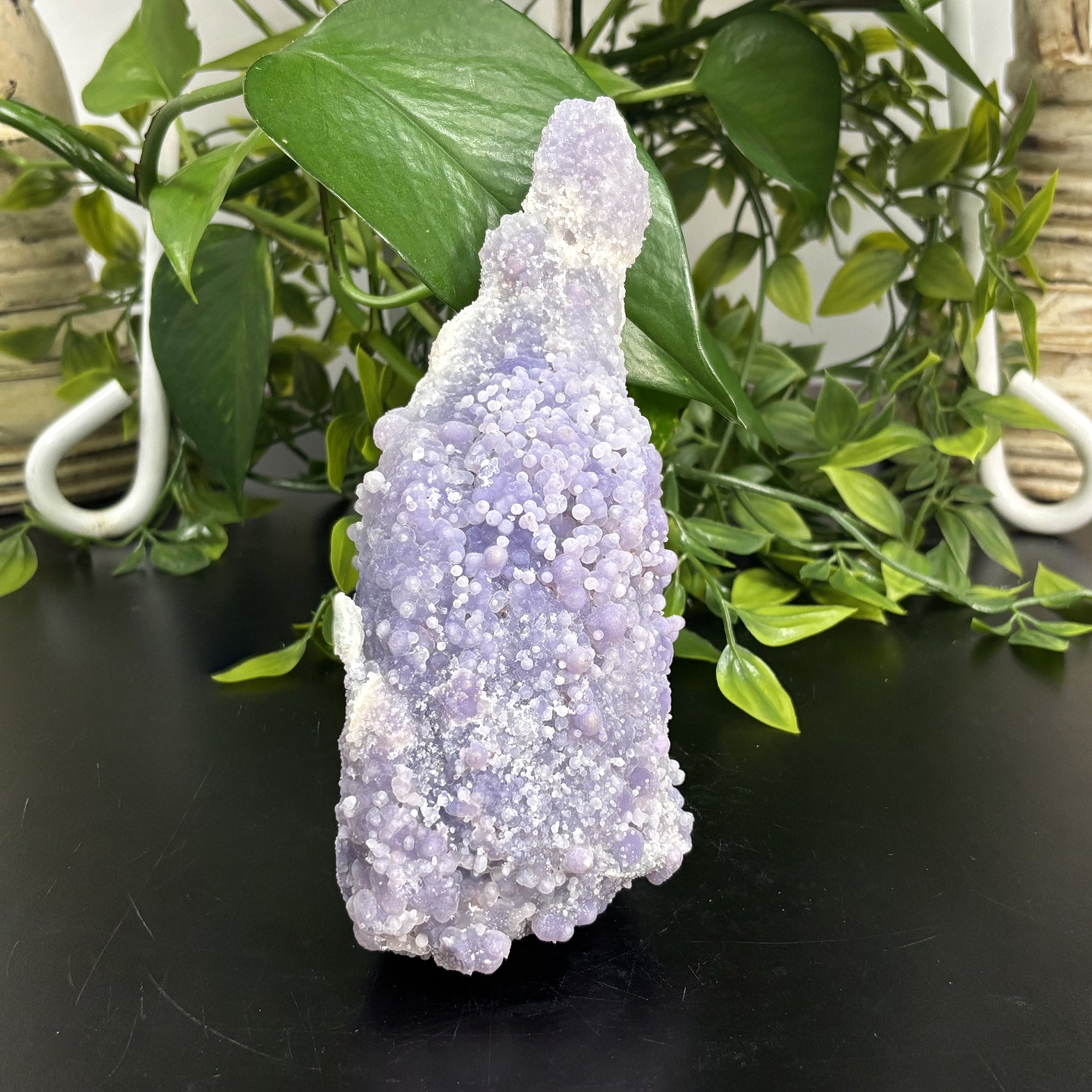 Natural Grape Agate Crystal Gemstone - Unique Botryoidal Formation for Healing, Meditation & Energy Work | Mineral Specimen & Collectible | Perfect for Reiki, Chakra Balancing & Home Decor