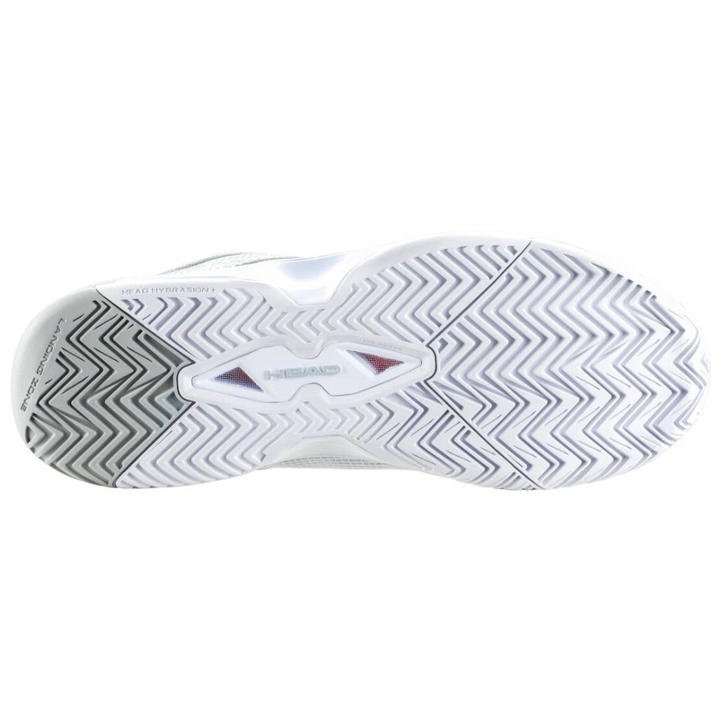 Head Revolt Evo 2.0 Women's Tennis Shoes - Lightweight & Supportive White/Grey Athletic Shoes for Women | Perfect for Court Play, Training & Casual Wear