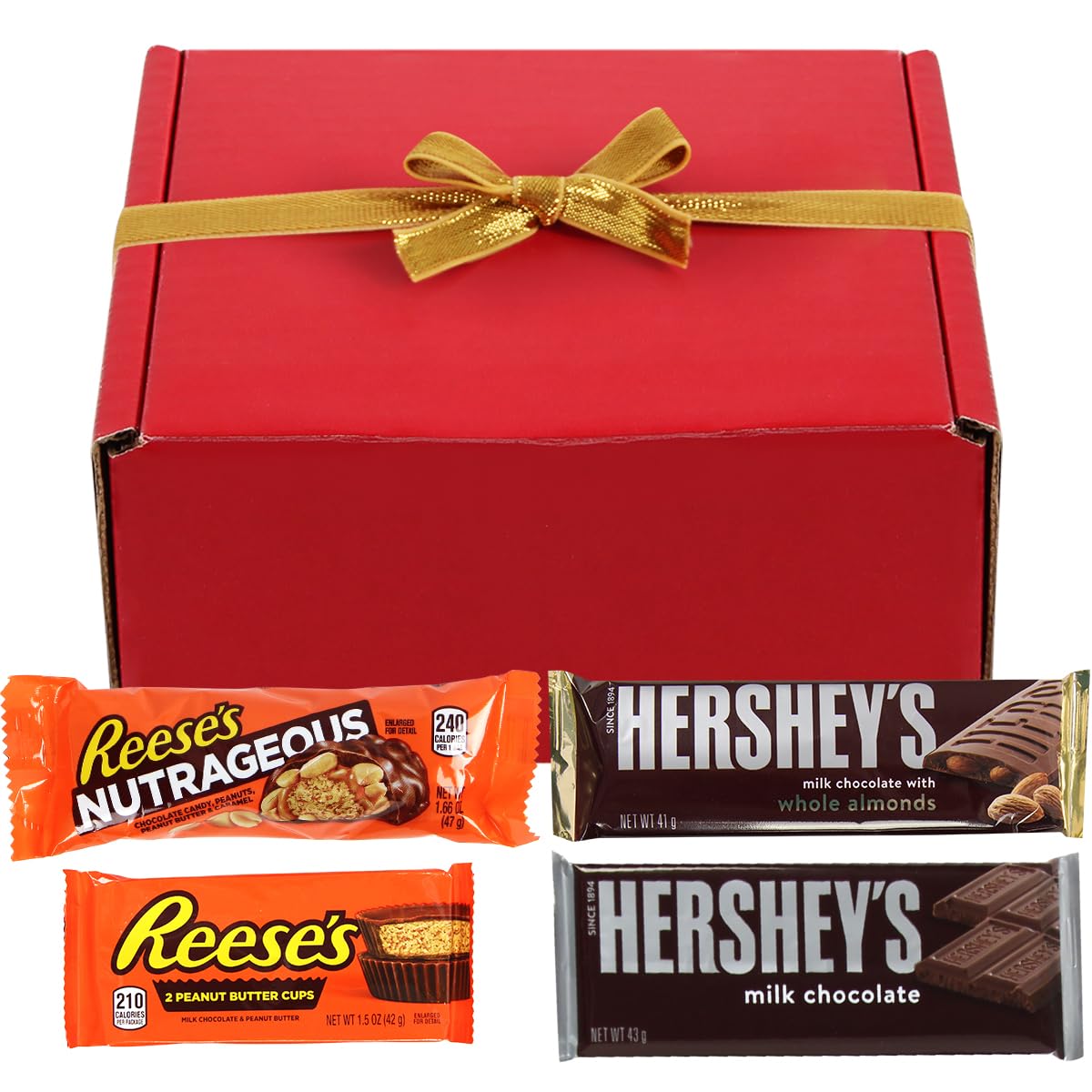 **Premium Assorted Chocolate Gift Box for Mother's Day - 20 Count Luxury Chocolates in Elegant Red Box with Gold Ribbon - Perfect for Gifting, Celebrations & Special Occasions**