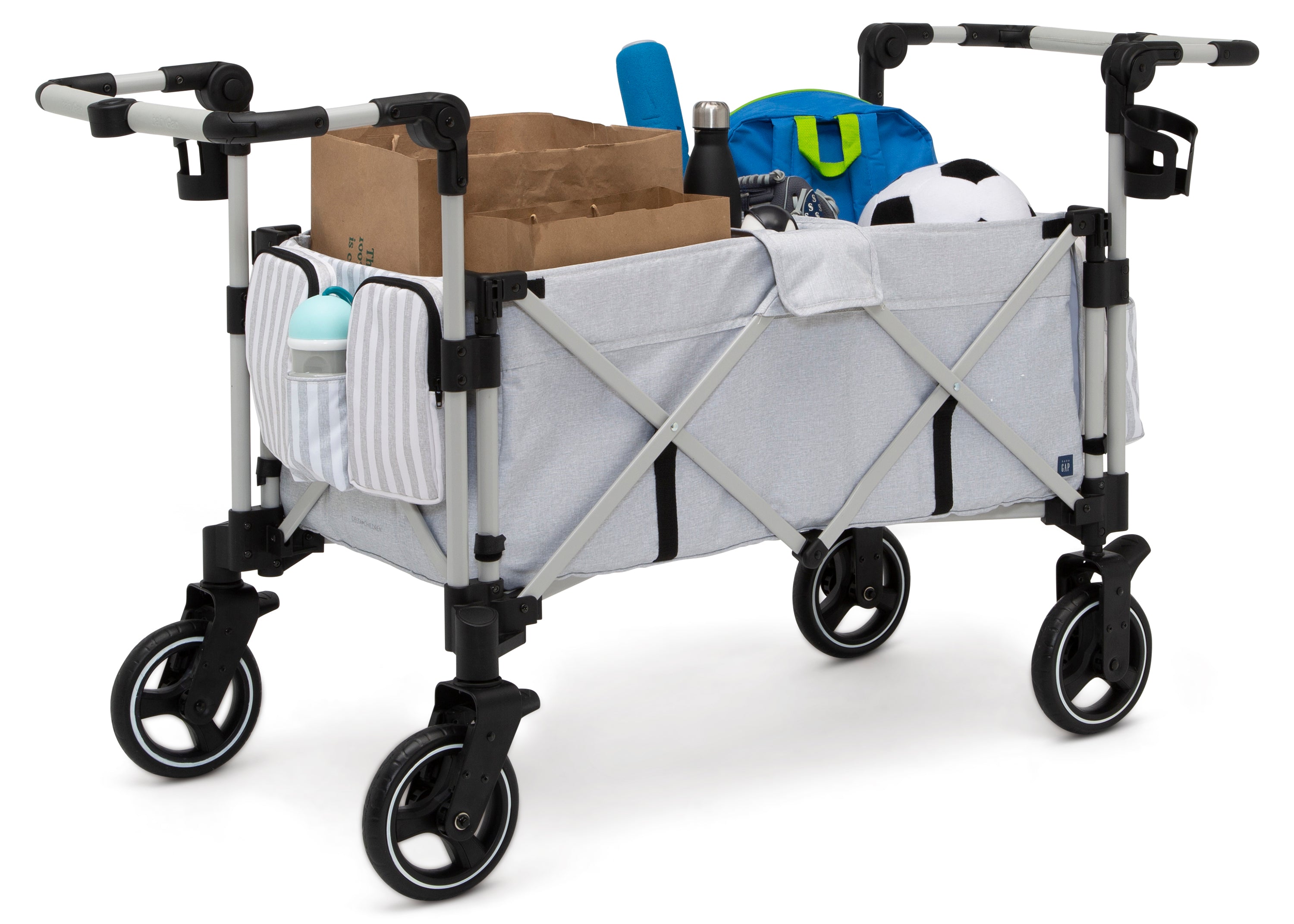 BabyGap Explorer Deluxe Stroller Wagon - All-Terrain 4-Wheel Stroller Wagon for Toddlers & Kids | Perfect for Beach, Park, Zoo & Family Outings