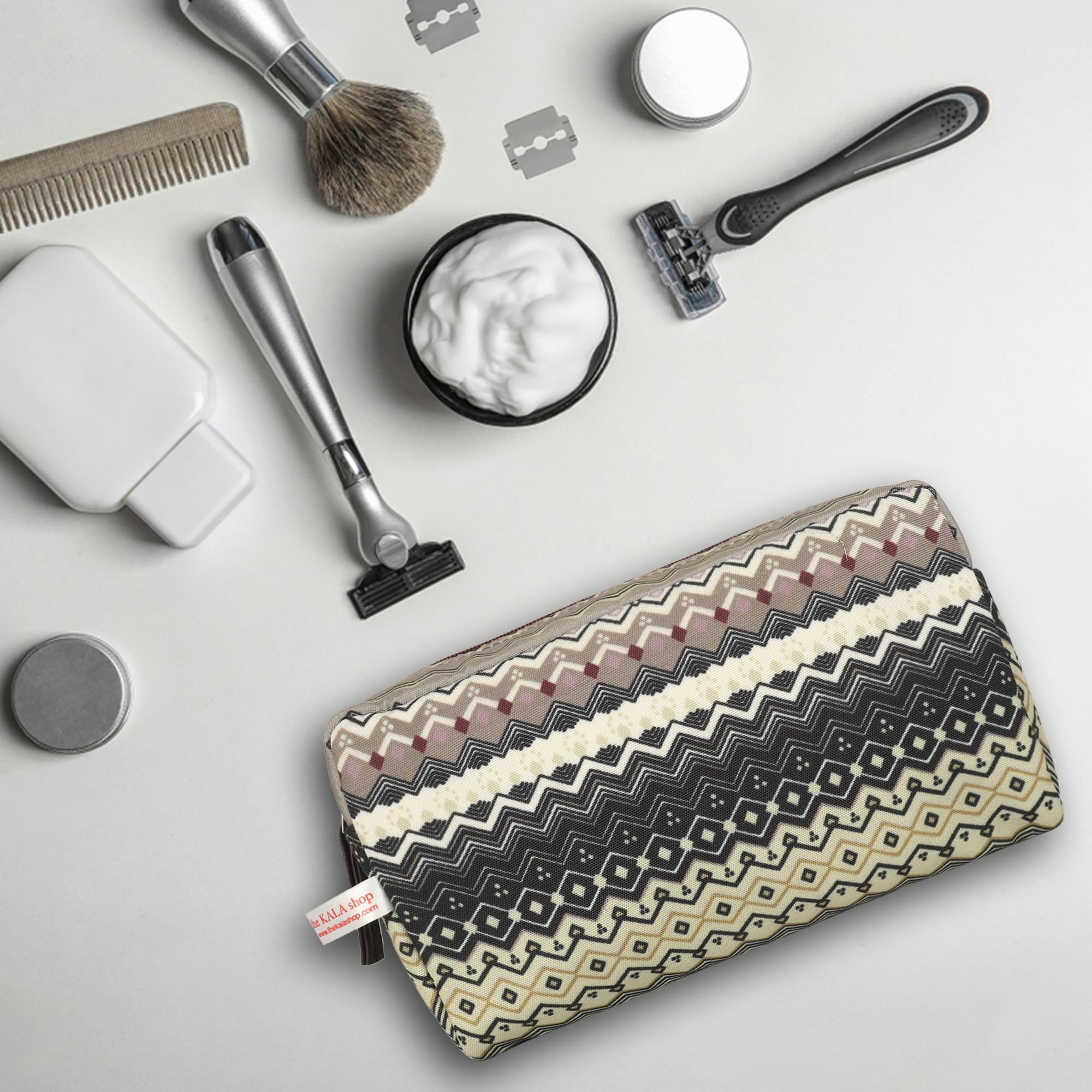Premium Makeup Pouch & Travel Organizer for Women & Men - Waterproof Cosmetic Bag, Toiletry Storage Case - Perfect for Gym, Vacation, Business Trips & Daily Essentials