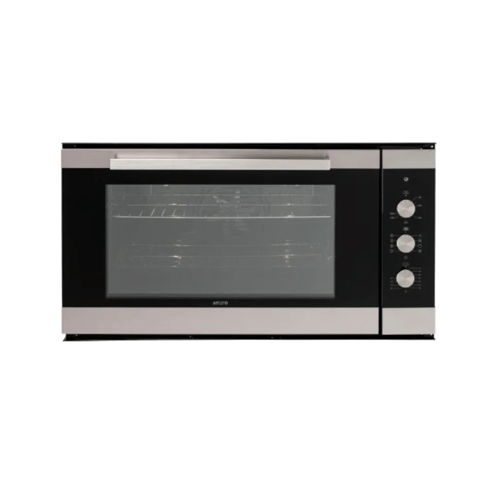 Euro Appliances EO900MX2 90cm Electric Multi-Function Oven - Built-in Stainless Steel Convection Oven with 10 Cooking Modes, Perfect for Baking, Roasting & Grilling in Home Kitchens